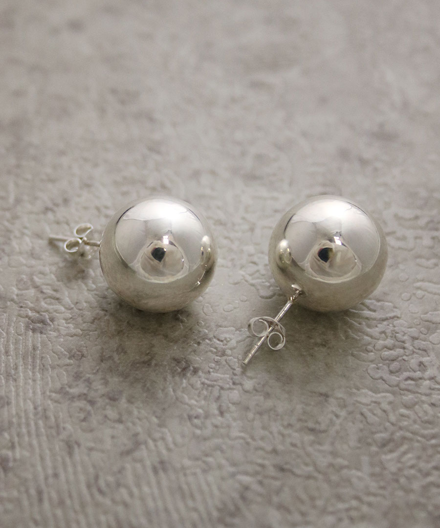 Silver925 �᥿��ܡ���ԥ��� ��1.6cm��  SVP182