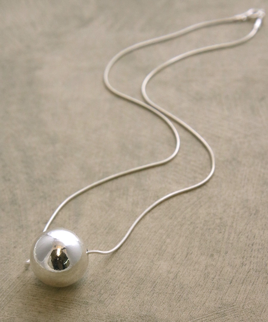 Silver925 �ܡ���ȥåץͥå��쥹��1.8cm�� SVC168