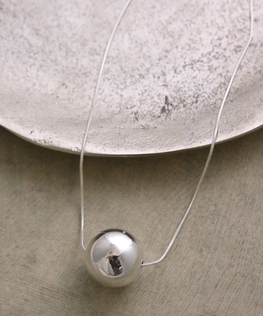 Silver925 �ܡ���ȥåץͥå��쥹��1.8cm�� SVC168