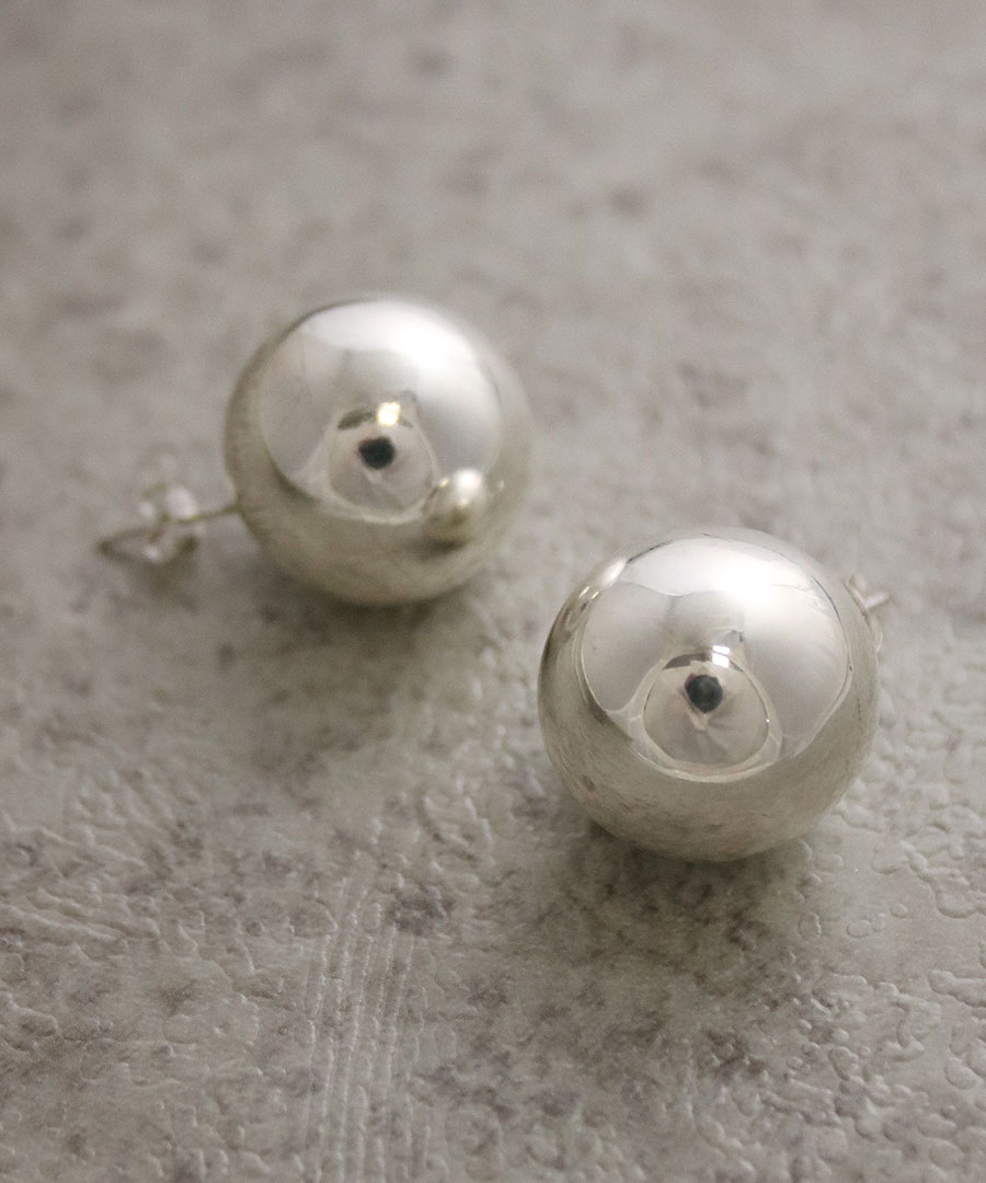 Silver925 �᥿��ܡ���ԥ��� ��2cm�� SVP183