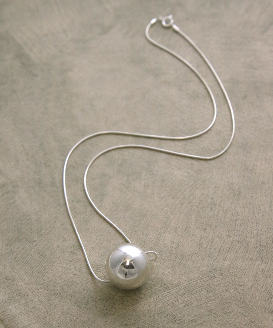 Silver925 �ߥɥ�ܡ���ȥåץͥå��쥹  SVC169