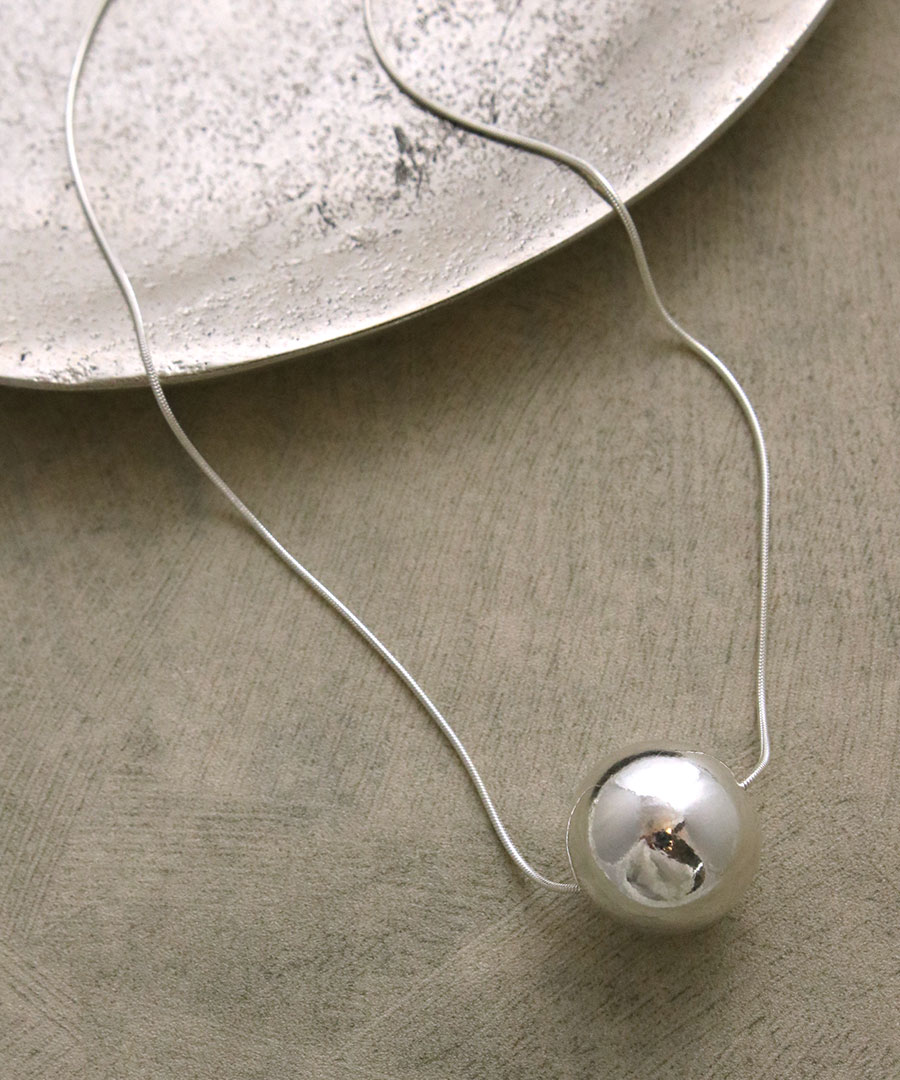 Silver925 �ߥɥ�ܡ���ȥåץͥå��쥹  SVC169