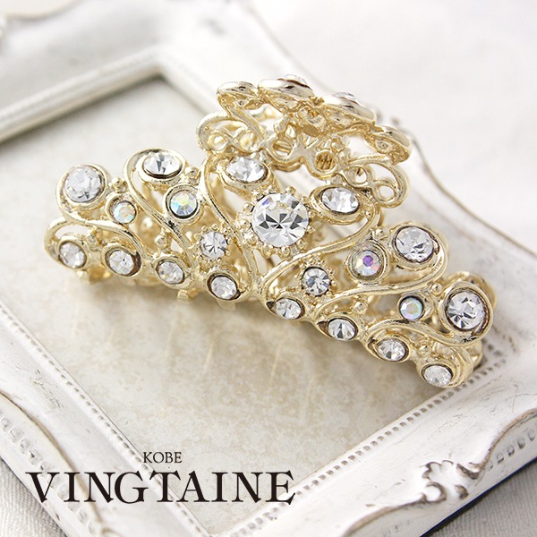 定形外発送・ゆうパケット不可】 エレガントラインストーン