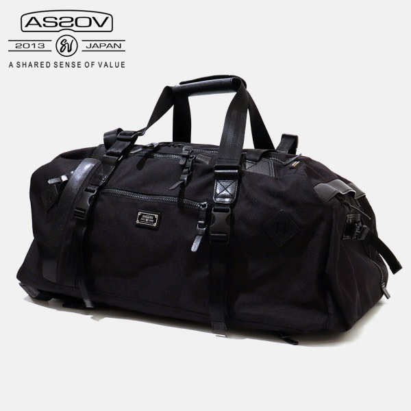 アッソブ AS2OV ボストンバッグ EXCLUSIVE BALLISTIC NYLON 3WAY BOSTON エクスクルーシブ バリスティック ナイロン ボストン 手提げバッグ ブラック 061309 | ブランド [正規取扱店]