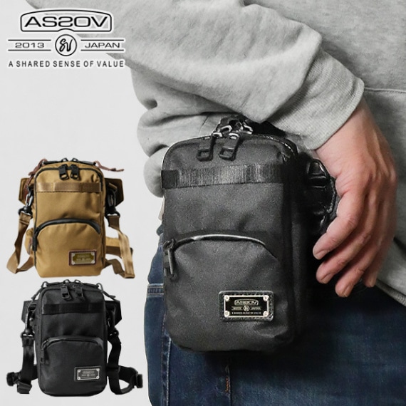 アッソブ AS2OV ショルダーバッグ CORDURA DOBBY 305D WALLET SHOULDER コーデュラ ドビー ウォレットショルダー サコッシュ 各色 062100 | ブランド [正規取扱店]