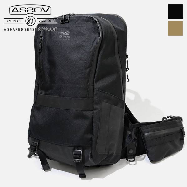アッソブ AS2OV バックパック WATER PROOF CORDURA 305D ROUND ZIP BACKPACK ウォータープルーフ コーデュラ 防水 ラウンドジップ  リュック 各色 141600 | ブランド | ブランド [正規取扱店]