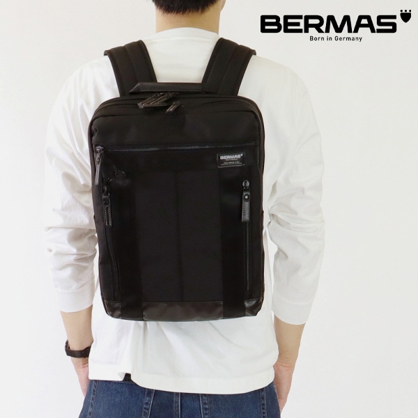 バーマス BERMAS バックパック BAUER III バウアー 3 リュックS ビジネスリュック ブラック 60067 | ブランド [正規品]