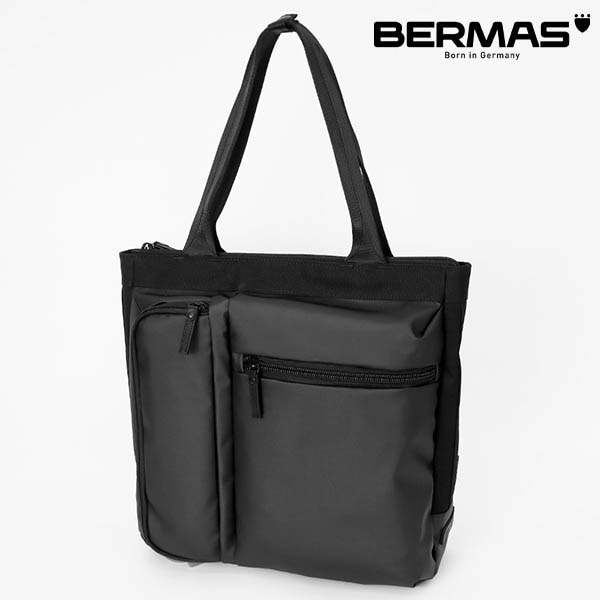バーマス BERMAS トートバッグ BAUER GEHEN バウアーゲーエン バッグ 縦型トート ビジネスバッグ ブラック 60383 | ブランド [正規品]