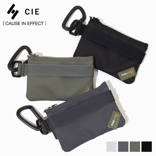 シー CIE 小銭入れ GRID3 COIN CASE ATT-04 グリッド3 コインケース 財布 ポーチ カラビナ付き 各色 032058 | ブランド [正規取扱店]