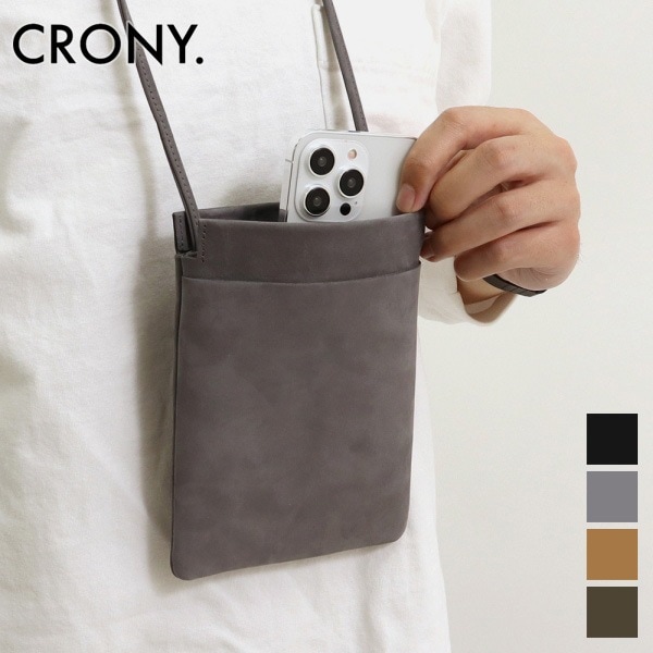クルニー テイタム CRONY. Tatum ショルダーバッグ Smartphone Pouch スマートフォンポーチ スマホショルダー ミニバッグ レザー 各色 CR-00038 | ブランド [正規取扱店]
