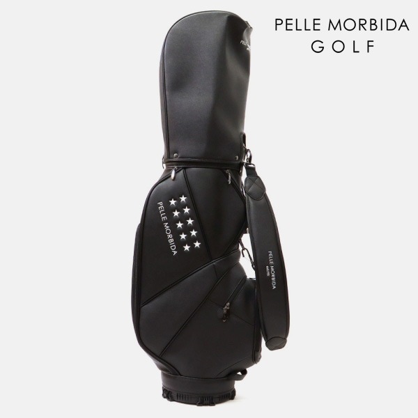 ペッレモルビダ ゴルフ PELLE MORBIDA GOLF 10周年 キャディバッグ 47インチクラブ対応 ブラック PMO-HPG011 | ブランド [正規取扱店]