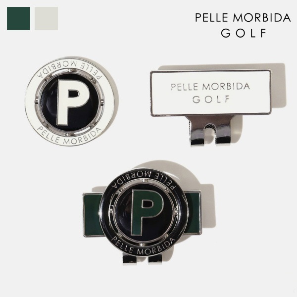 ペッレモルビダ ゴルフ PELLE MORBIDA GOLF マグネットマーカー ゴルフボールマーカー クリップタイプ ロゴ 小物 各色 PMO-PG013 | ブランド [正規取扱店]
