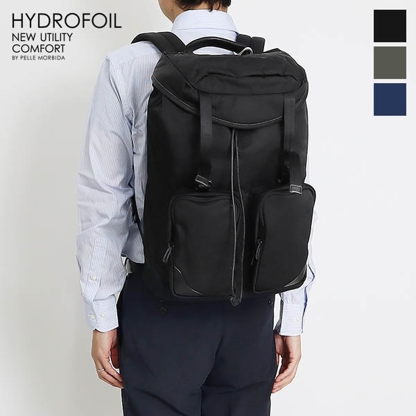 ペッレモルビダ PELLE MORBIDA ハイドロフォイル HYDROFOIL フラップ バックパック メンズ リュック 各色  pmo-hyd013 | ブランド [正規取扱店]