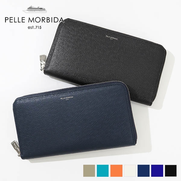 ペッレモルビダ PELLE MORBIDA 長財布 Barca バルカ メンズ ラウンドジップウォレット レザー 各色 PMO-BA311 | ブランド [正規取扱店]