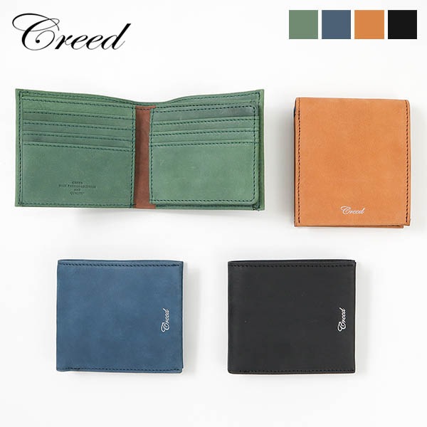 クリード Creed 二つ折り財布 RUB ラブ ショートウォレット メンズ レディース レザー 牛革 各色 312C873 | ブランド [正規取扱店]