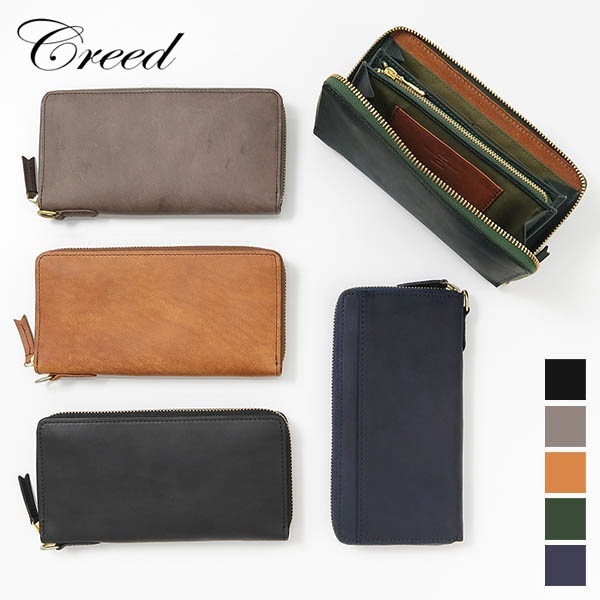 クリード Creed 長財布 UDUK ウドゥク L字ジップ ロングウォレット メンズ レディース レザー 牛革 各色 312C942 | ブランド [正規取扱店]