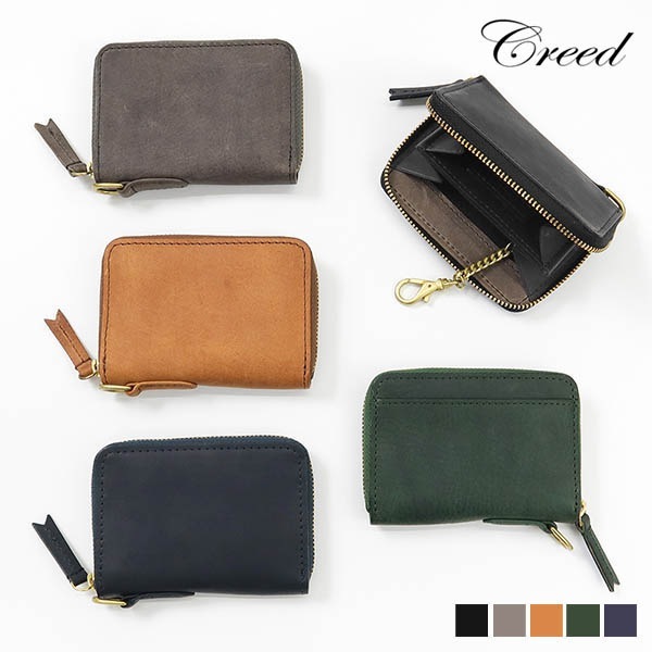 クリード Creed 小銭入れ UDUK ウドゥク L字ジップ コインケース メンズ レディース レザー 牛革 各色 312C945 | ブランド [正規取扱店]