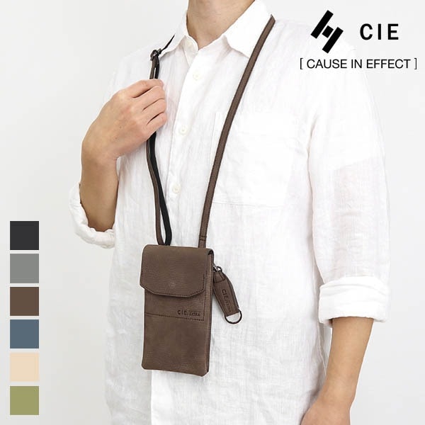 シー CIE モバイルショルダー FOLK MOBILE SD - S フォーク モバイルSD スマホポーチ Sサイズ メンズ レディース スマホショルダー ミニバッグ レザー 各色 032257 | ブランド [正規取扱店]