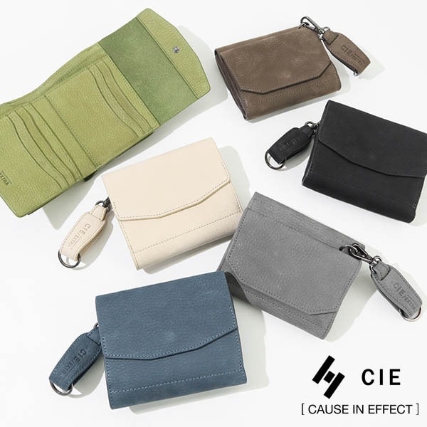 シー CIE 二つ折り財布 FOLK MIDDLE WALLET フォーク ミドル ウォレット メンズ レディース 三つ折り財布 レザー 各色 032251 | ブランド [正規取扱店]