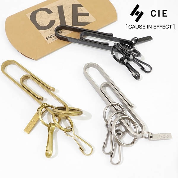 シー CIE キーホルダー BRASS KEY FOB CLIP TYPE ブラス キーフォブ クリップタイプ キーリング 小物 真鍮 日本製 各色 092300 | ブランド [正規取扱店]