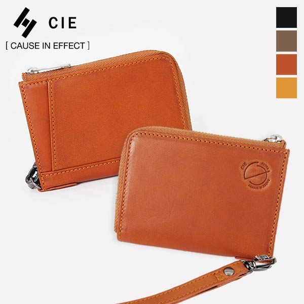 シー CIE 二つ折り財布 ELVA MINI L ZIP WALLET エルヴァ ミニ ジップ ウォレット L字ファスナー コインケース CIE EXTRA シー エクストラ メンズ レディース レザー 各色 032173 | ブランド [正規取扱店]