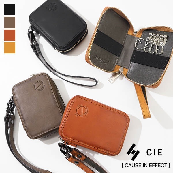 シー CIE キーケース ELVA KEYCASE -S エルヴァ Sサイズ ラウンドファスナー CIE EXTRA シー エクストラ メンズ レディース 小物 レザー 各色 032177 | ブランド [正規取扱店]