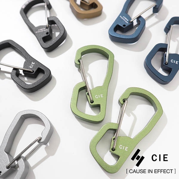 シー CIE カラビナ 2ROOMS CARABINER 2ルームカラビナ 小物 2個セット 各色 082100 | ブランド [正規取扱店]