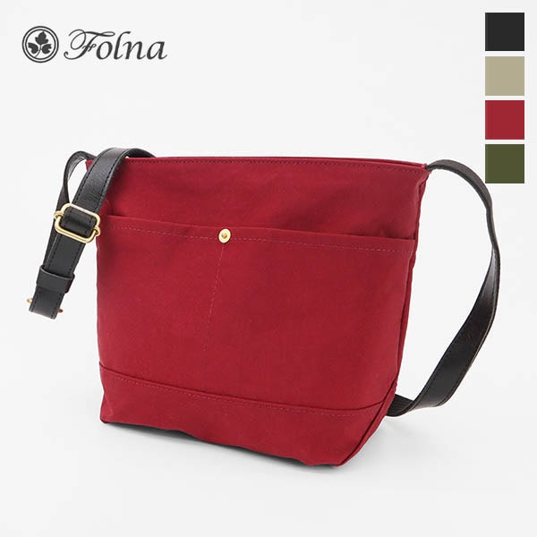 フォルナ Folna ショルダーバッグ ザックナイロン リベットショルダー バッグ レディース クロスボディ 日本製 各色 224865 | ブランド [正規取扱店]