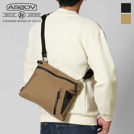 アッソブ AS2OV ショルダーバッグ WATER PROOF CORDURA 305D SACOCHE ウォータープルーフ 防水 サコッシュ メンズ レディース 各色 141603 | ブランド [正規取扱店]
