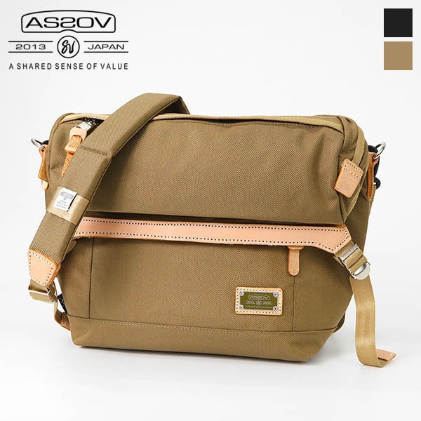 アッソブ AS2OV ショルダーバッグ EXCLUSIVE BALLISTIC NYLON MESSENGER BAG エクスクルーシブ バリスティック ナイロン メンズ メッセンジャーバッグ 各色 061327 | ブランド [正規取扱店]