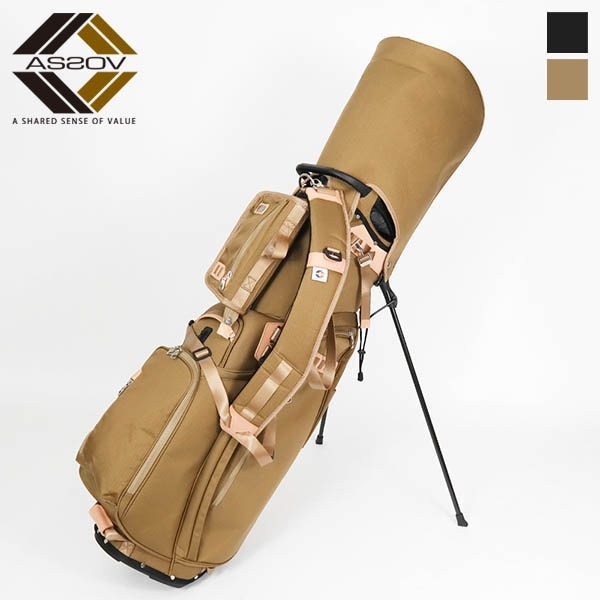 アッソブ AS2OV キャディバッグ スタンド 9型 47インチ 5分割 エクスクルーシブ バリスティック ナイロン ゴルフバッグ ゴルフシリーズ 各色 062200 | ブランド [正規取扱店]