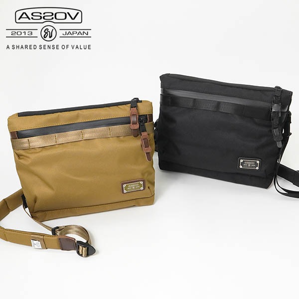 アッソブ AS2OV ショルダーバッグ CORDURA DOBBY 305D SACOCHE コーデュラ ドビー サコッシュ メンズ バッグ各色 061417 | ブランド [正規取扱店]