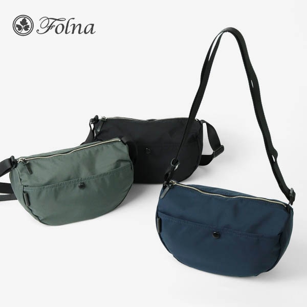フォルナ Folna ショルダーバッグ ブリザテック ナイロン ハーフムーン ショルダー レディース メンズ ミニバッグ 各色 日本製 224868 | ブランド [正規取扱店]