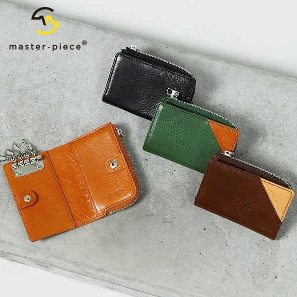 マスターピース master-piece キーケース Corner コーナー メンズ 小物 コインケース付き 4連 レザー 本革 日本製 各色 223853 | ブランド [正規取扱店]