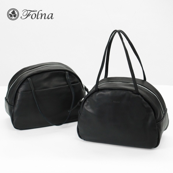 フォルナ Folna トートバッグ ソフトレザー ボストンバッグ Mサイズ レディース ミニバッグ ハンドバッグ FOLNA RD 日本製 083258-B | ブランド [正規取扱店]