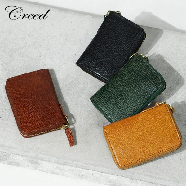 クリード Creed 小銭入れ COIN CASE コインケース ALCE メンズ レディース ラウンド ミニ財布 レザー 日本製 各色 312C999 | ブランド [正規取扱店]