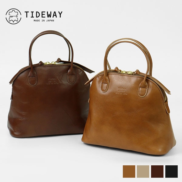 タイドウェイ TIDEWAY トートバッグ LIGHT LEATHER BOSTON S ライト レザー ボストン レディース ミニバッグ 日本製 各色 T2543 | ブランド [正規取扱店]