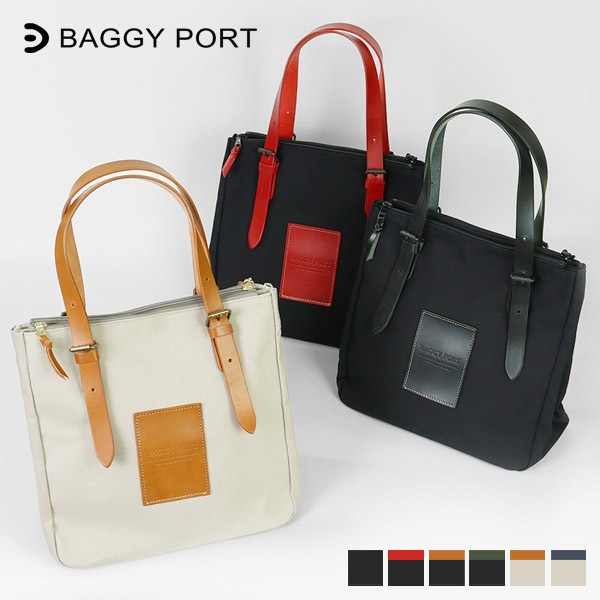 バギーポート BAGGYPORT トートバッグ ブラック帆布 Sサイズ メンズ レディース バッグ 10号帆布 日本製 各色 YNM-418 | ブランド [正規取扱店]