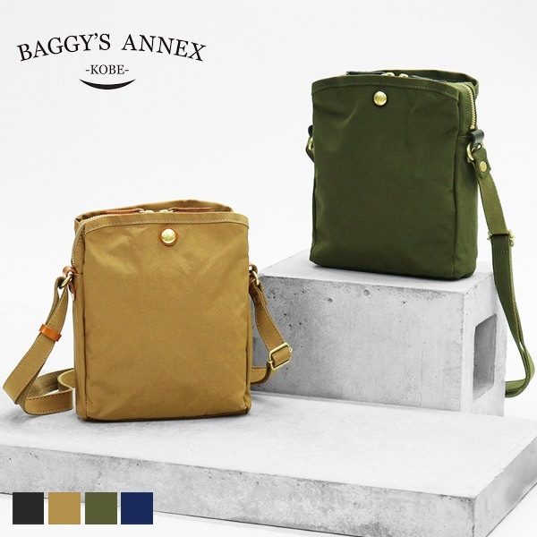BAGGY S ANNEX バギーズアネックス バフレザー スマホショルダーバッグ LZKM5005 鞄 BAGGYPORT バギーポート レディース メンズ ユニセックス ミニショルダーバッグ 斜め掛けバッグ 本革 牛革 送料無料 かわいい 黄色 緑 紺色 グレー プレゼント ギフト