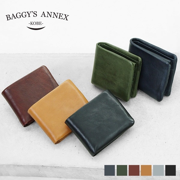 ハニ バギーズアネックス BAGGY'S ANNEX 二つ折り財布 バフレザー メンズ