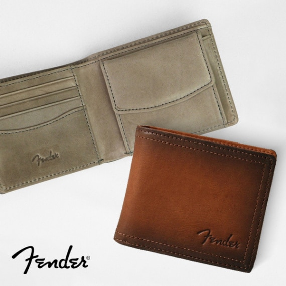 フェンダー Fender 二つ折り財布 サンバースト ロゴ ミニ財布 メンズ レディース レザー 950-502 | ブランド [正規取扱店]
