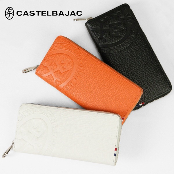 カステルバジャック CASTELBAJAC 長財布 ピッコロ メンズ ロゴ ラウンドファスナー レザー 各色 22617 | ブランド [正規取扱店]