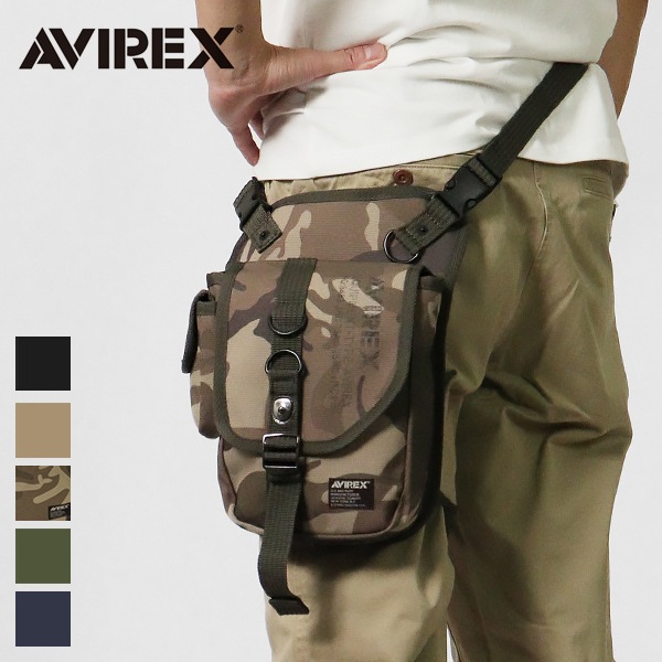 アヴィレックス AVIREX ショルダーバッグ イーグル EAGLE メンズ レッグバッグ 2way ミニバッグ 各色 AVX348L | ブランド [正規取扱店]