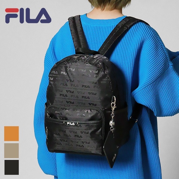 フィラ FILA バックパック フラワー メンズ レディース リュックサック ミニリュック パスケース付き 軽量 ロゴ 各色 7696 | ブランド [正規取扱店]