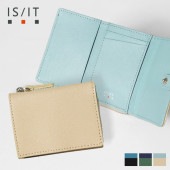 イズイット IS/IT 三つ折り財布 ノボ Novo II ラウンドファスナー コンパクトウォレット レザー 各色 972623 | ブランド [正規取扱店]