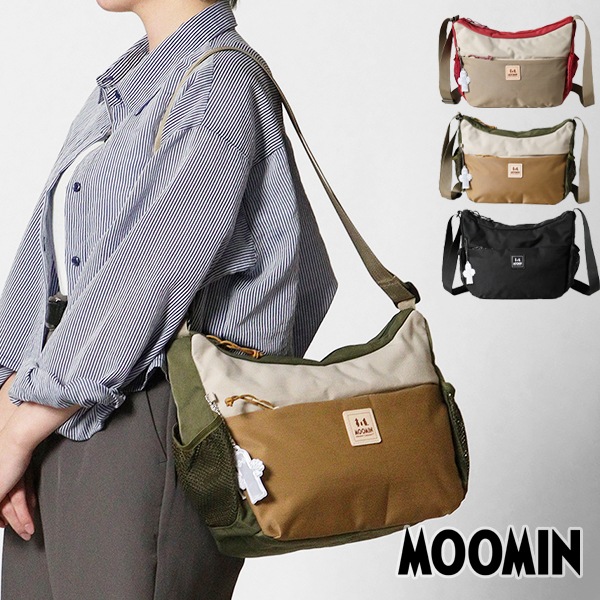 ムーミン MOOMIN ショルダーバッグ 軽撥水 多機能 ミニバッグ 斜めがけ 各色 RMNL-03 | ブランド [正規取扱店]