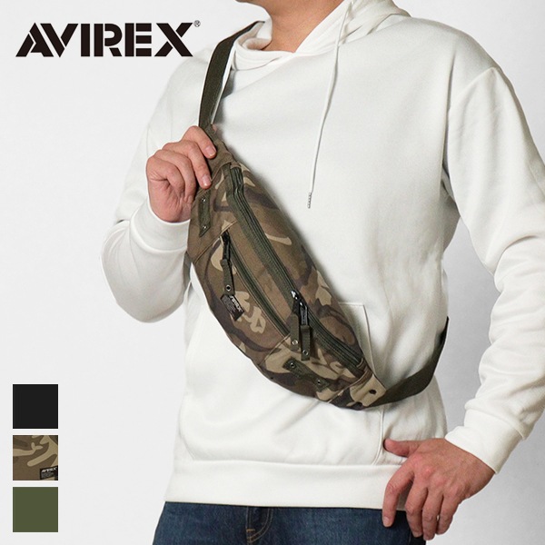 アヴィレックス AVIREX ボディバッグ イーグル EAGLE メンズ ミリタリー ウエストバッグ 各色 AVX3521 | ブランド [正規取扱店]