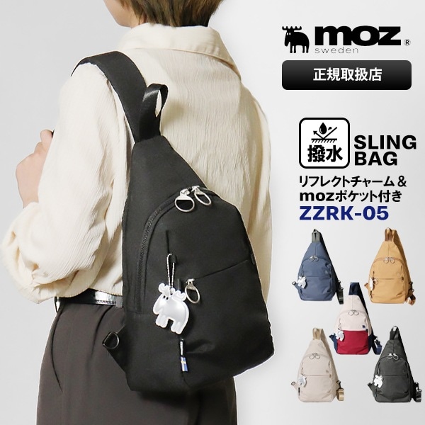 モズ moz ボディバッグ レディース メンズ スリングバッグ ショルダーバッグ 斜めがけ 各色 ZZRK-05 | ブランド [正規取扱店]