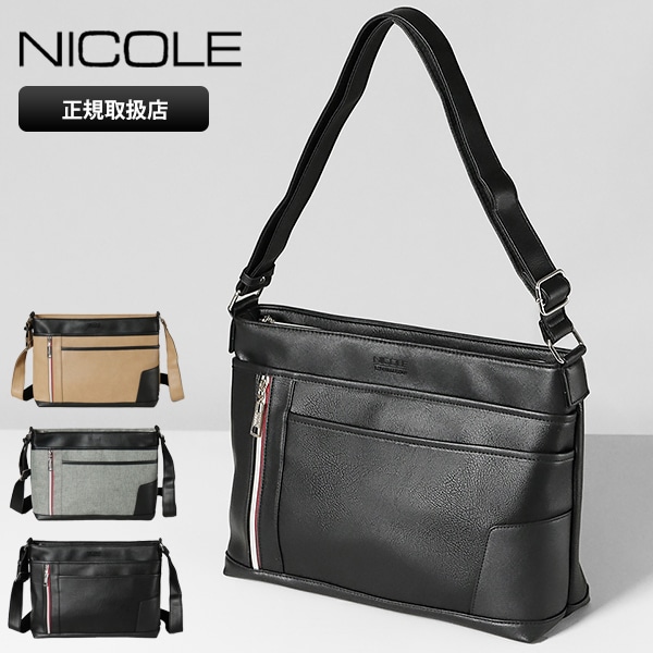 ニコル NICOLE ショルダーバッグ オデッセイ メンズ バッグ ミニショルダー NIL242 各色 | ブランド [正規取扱店]