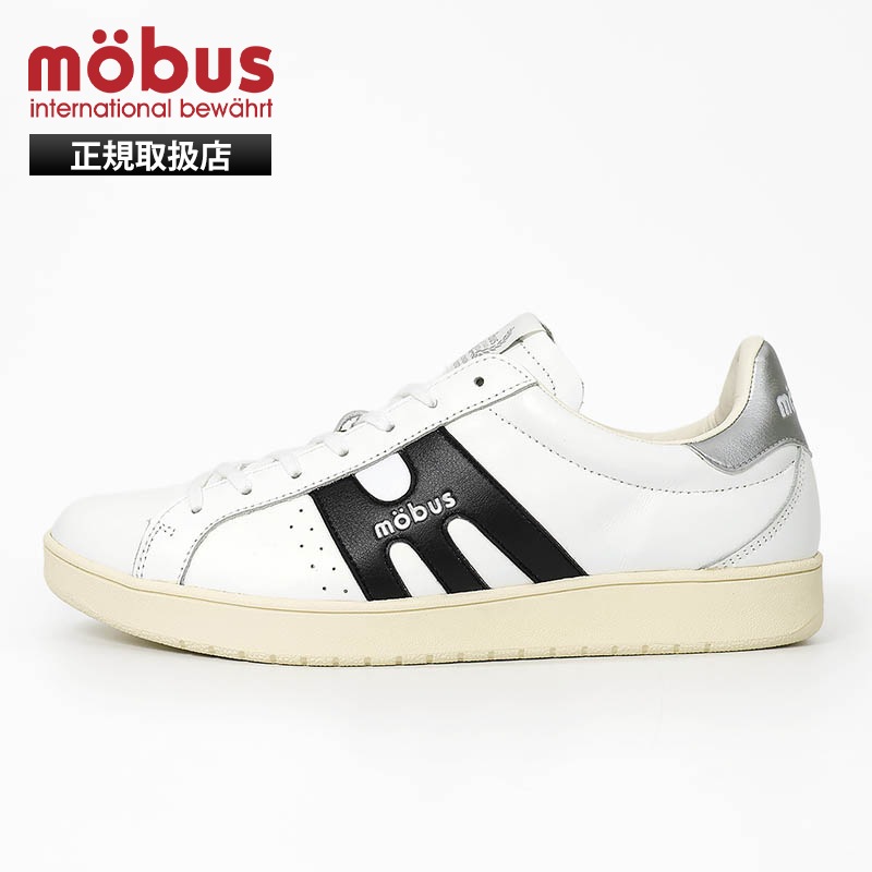 モーブス mobus スニーカー メンズ マルセロ MARCELO ホワイト WHITE/BLACK 靴 日本製 2025SS MJ-2421-1020 01 | ブランド [正規取扱店]